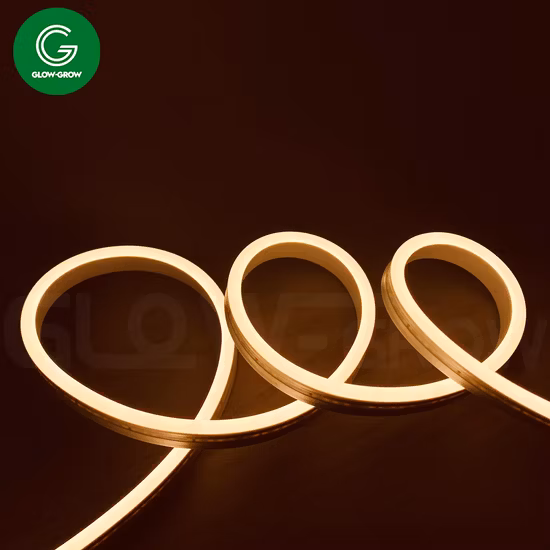 6*12mm 가동 가능한 실리콘 네온관 LED 실리콘 관 장식용