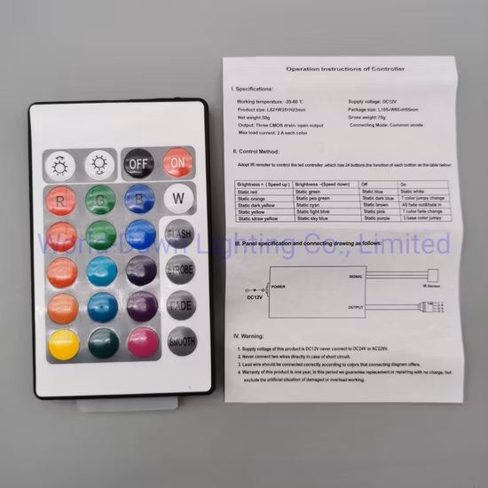 DC 12V/24V SMD5050 RGB 색상 변경 로프 조명 유연한 스트립 조명 키트(리모콘 및 전원 공급 장치 포함) 물집 포장이 포함된 LED 스트립 키트